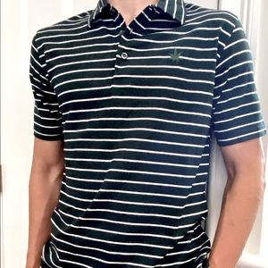 NEW Boast Mens Striped Jersey Polo Shirt, Size S